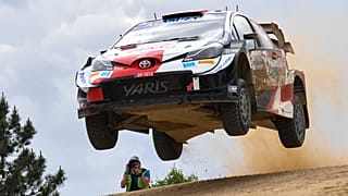 Sebastien Ogier durante una PS al Rally di Sardegna