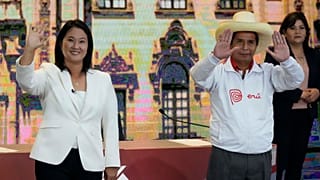 Keiko Fujimori and Pedro Castillo