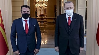 Ζόραν Ζάεφ και Ρετζέπ Ταγίπ Ερντογάν