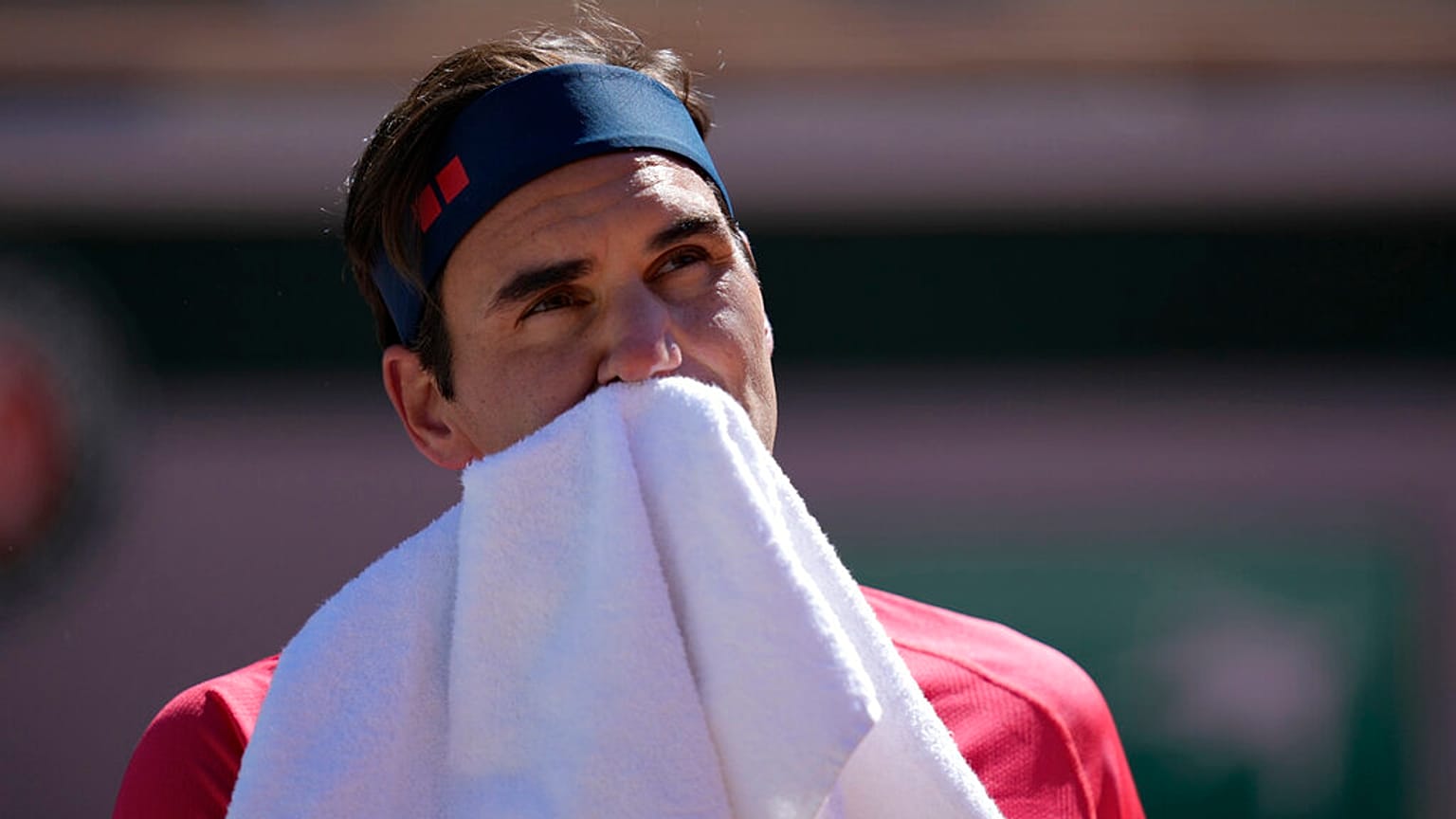 Roger Federer május 31-én, az első meccsén a Garroson