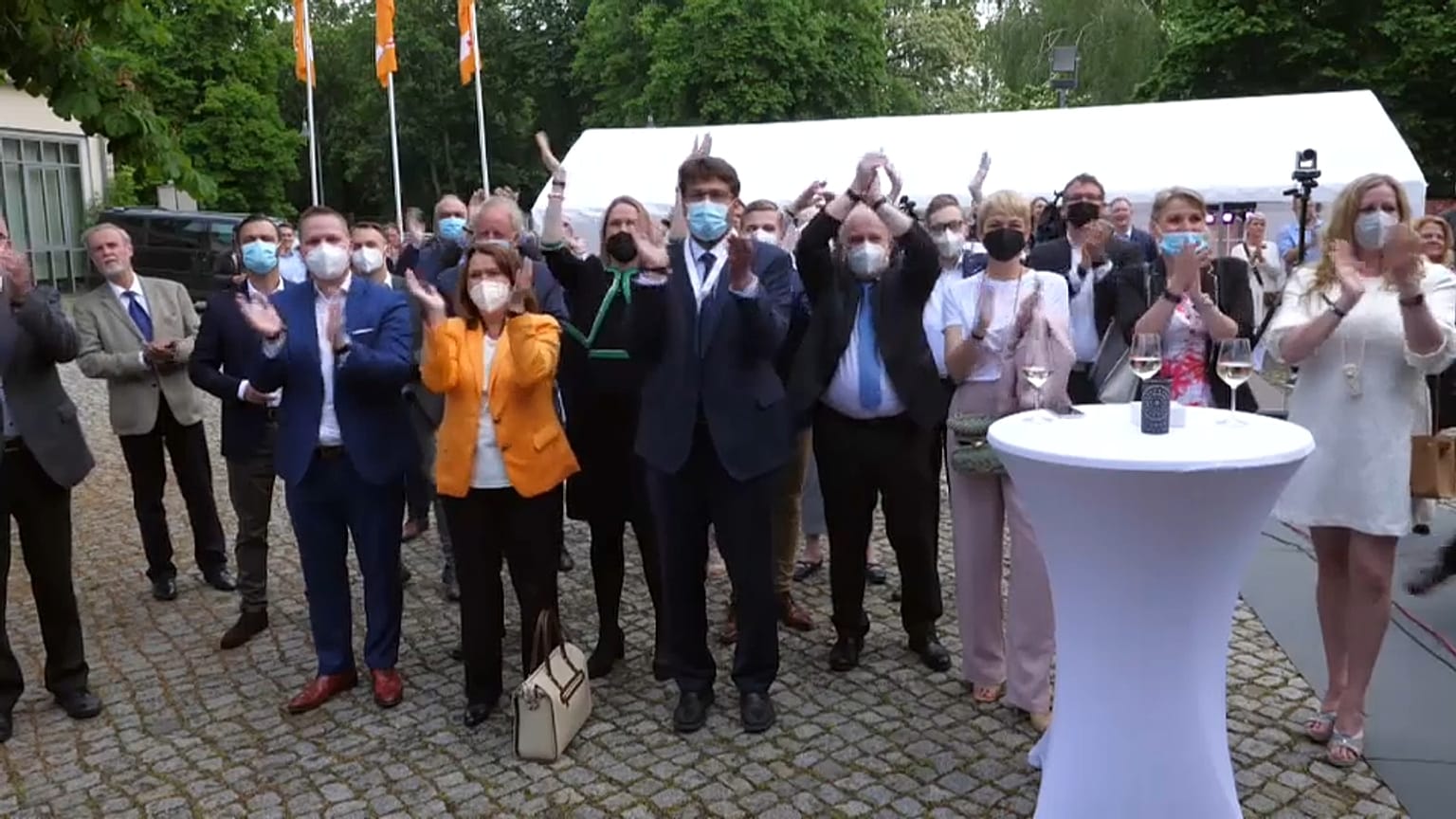 Fête CDU à Magdebourg, 6 juin 2021