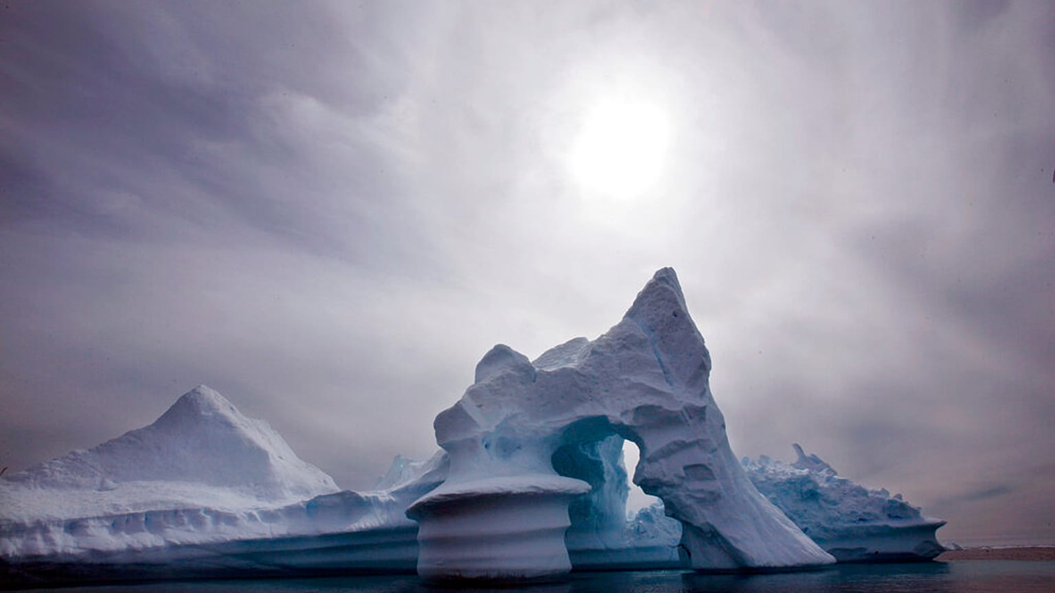 FILE: iceberg melts off Ammassalik Island in Eastern Greenland, July 19, 2007.