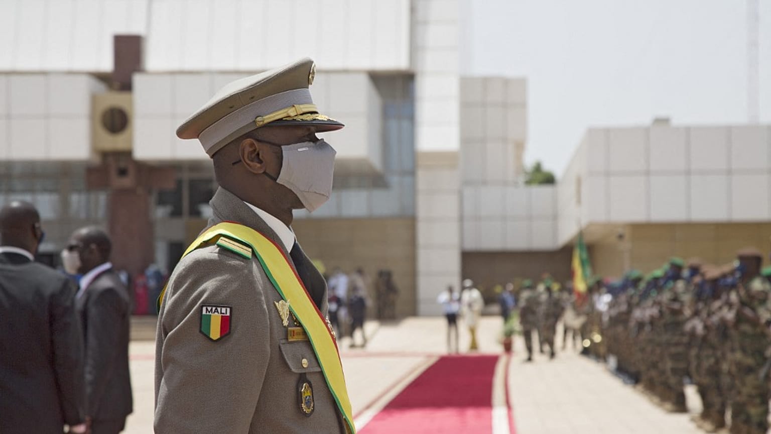 Le colonel Assimi Goïta, investi président de la transition - Bamako (Mali), le 07/06/2021