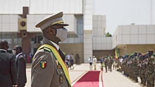 Le colonel Assimi Goïta, investi président de la transition - Bamako (Mali), le 07/06/2021