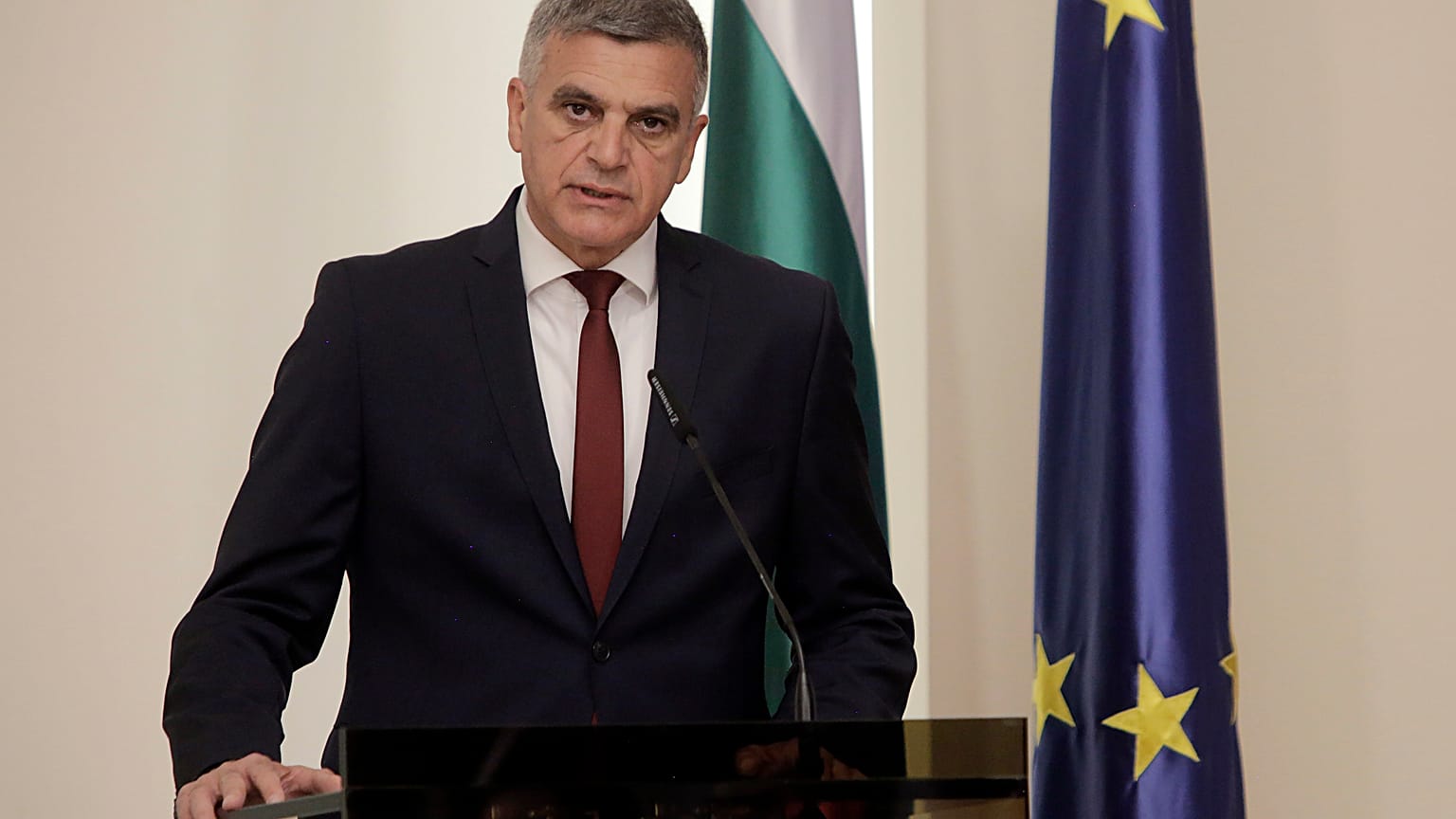 Stefan Yanev was appointed as Bulgaria's interim prime minister last month.