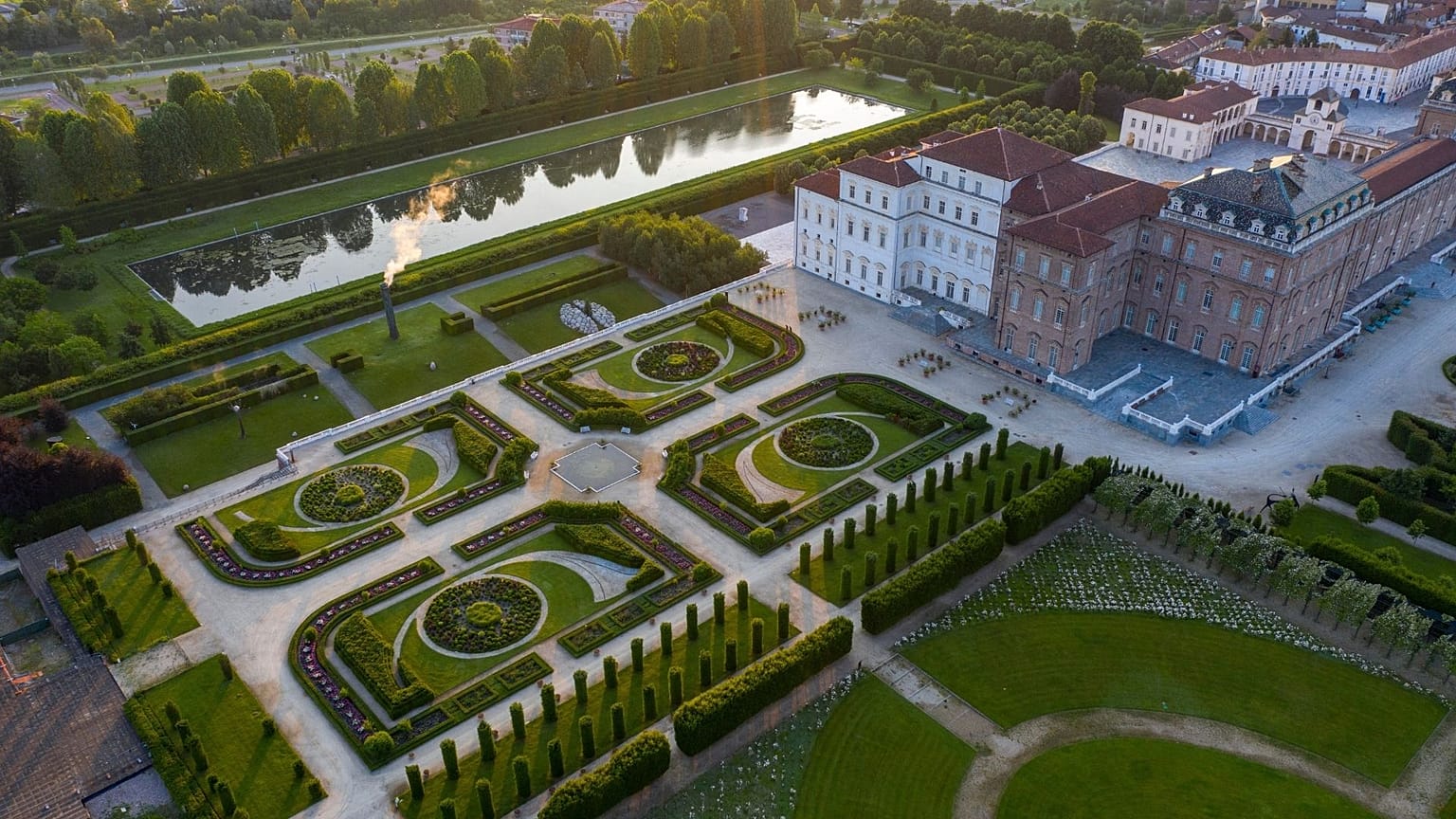 Drone giardino a Fiori