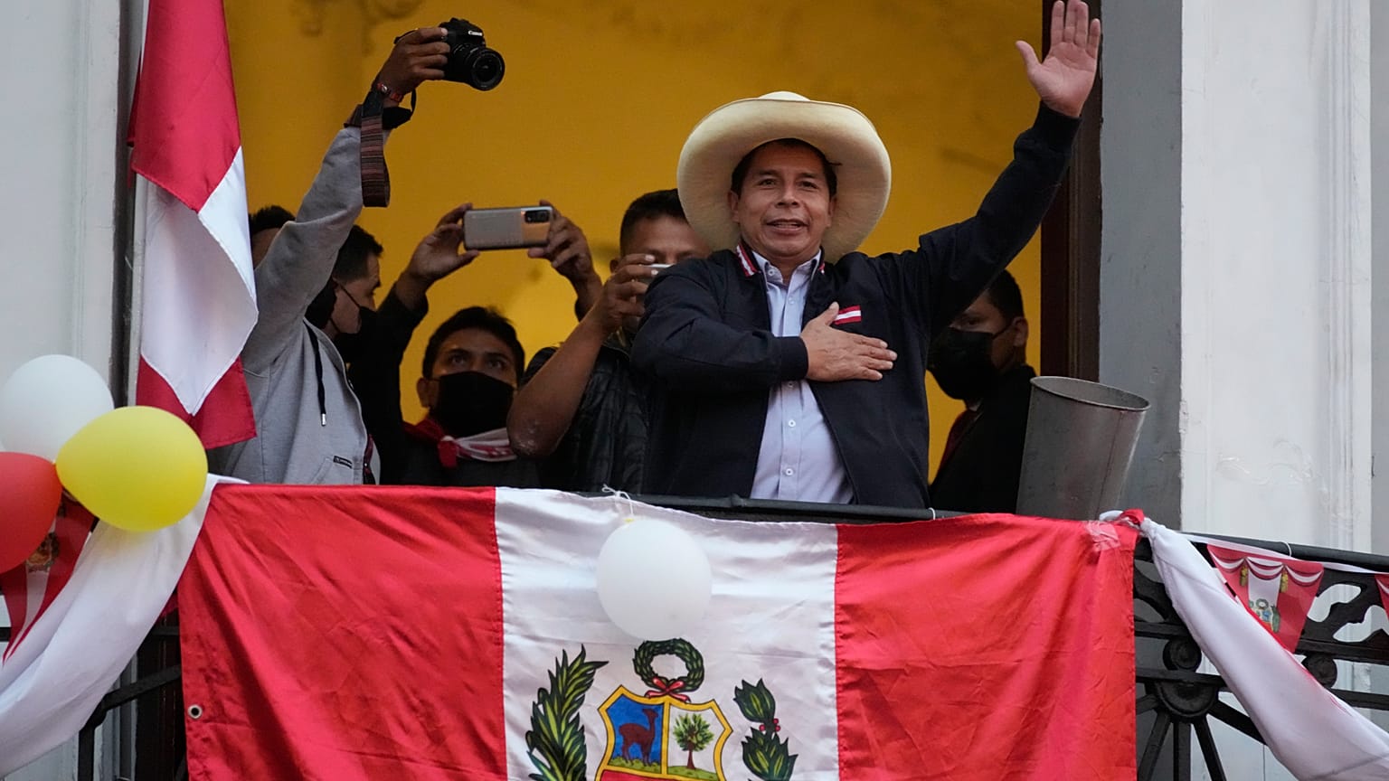 Presidential candidate Pedro Castillo 