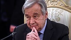 Guterres bei Gesprächen in Moskau im Mai 2021