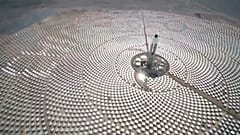 Detalle de la planta termosolar Cerro Dominador inaugurada en Chile