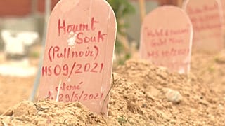 Cimetière "Le jardin d'Afrique", à Zarzis, en Tunisie, le 2 juin 2021
