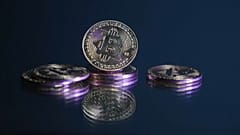 Representación física de la moneda virtual bitcóin