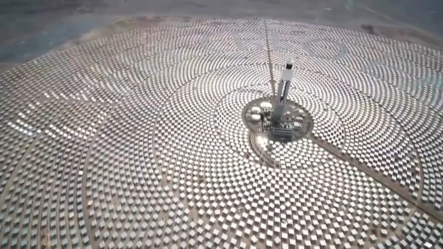 Das solarthermische Kraftwerk in der Atacama-Wüste