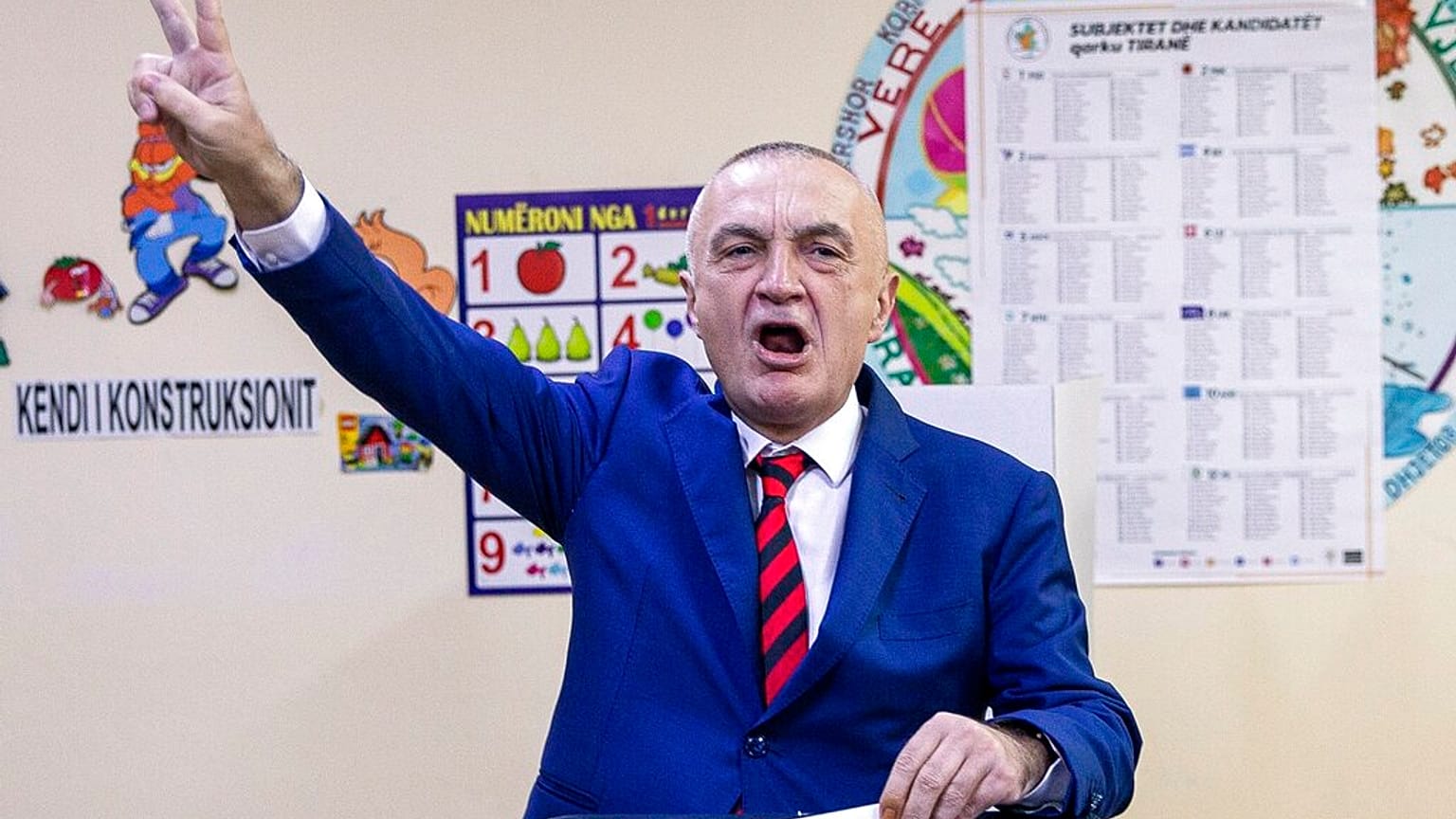 Ilir Meta, presidente de Albania