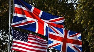USA and UK Flags