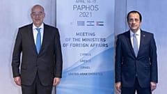 Οι Υπουργοί Εξωτερικών Ελλάδας και Κύπρου