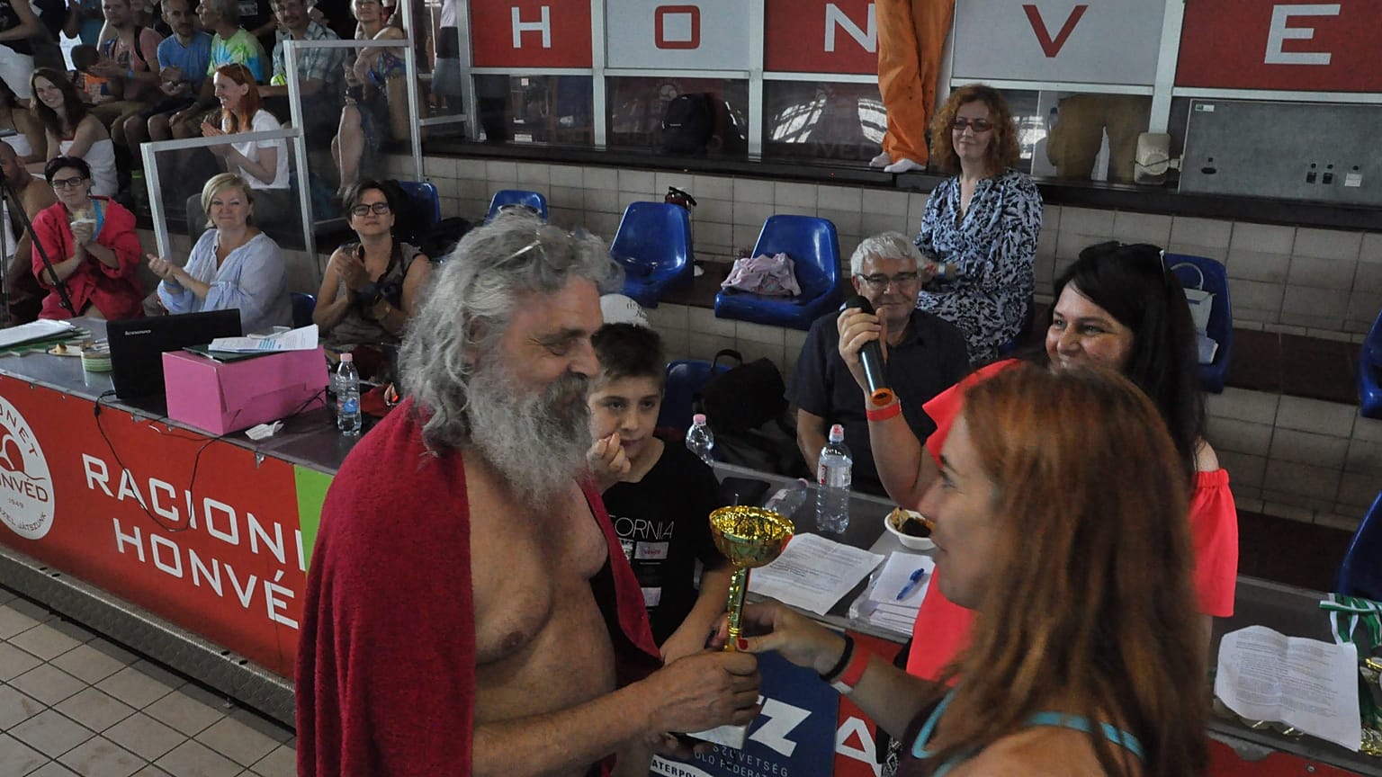 A Swimathon egyik emlékezetes pillanata 2020-ban