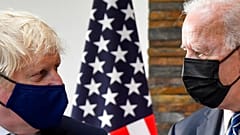 Boris Johnson et Joe Biden à Carbis Bay, 10 juin 2021