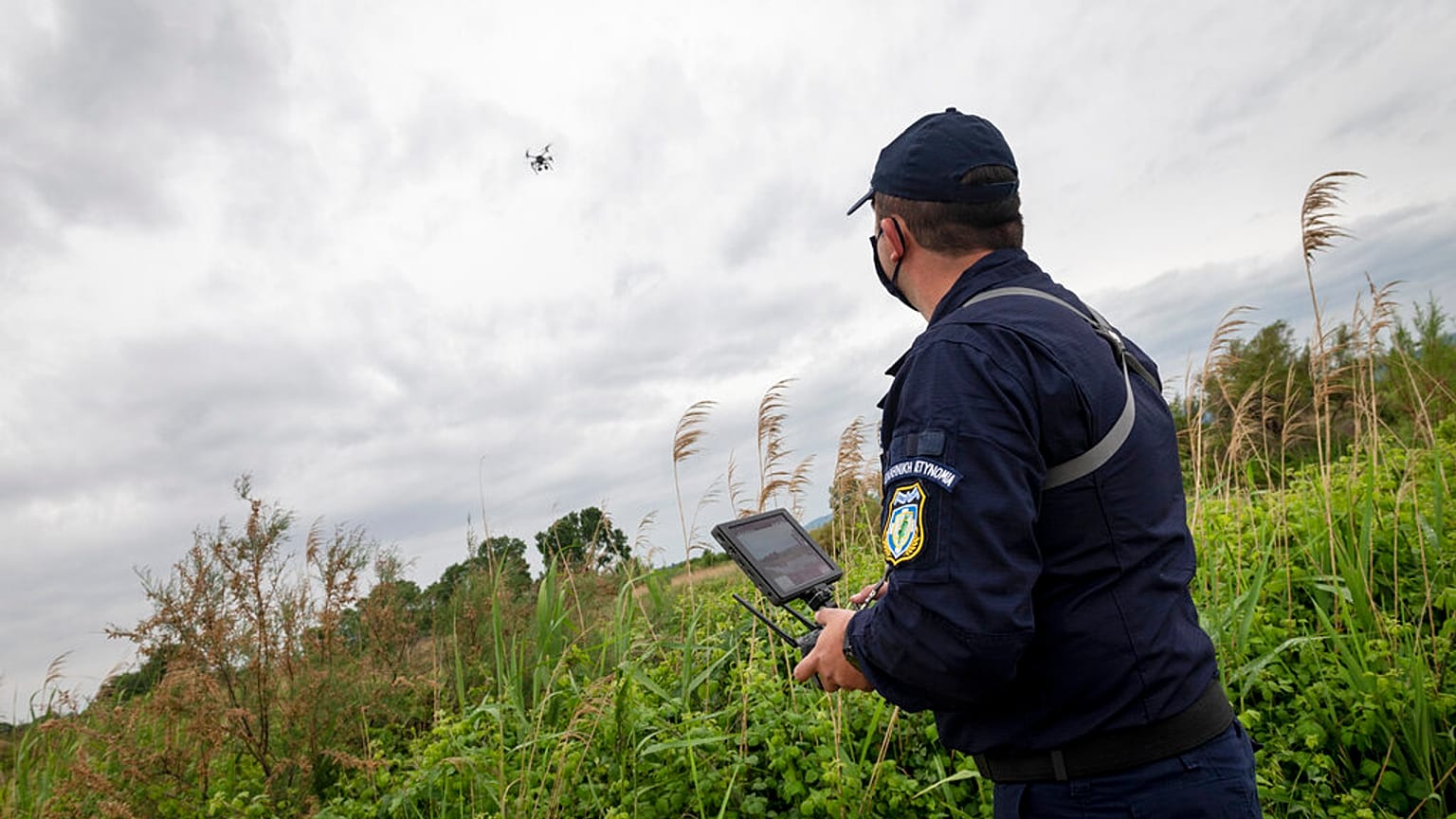 Περιπολία με drone στα σύνορα του Έβρου - φώτο αρχείου