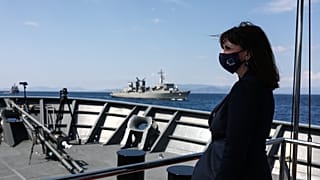 ΠΡΟΕΔΡΟΣ ΕΛΛΗΝΙΚΗΣ ΔΗΜΟΚΡΑΤΙΑΣ Κ.ΣΑΚΕΛΛΑΡΟΠΟΥΛΟΥ ΕΝ ΠΛΩ ΕΠΙΘΕΩΡΗΣΗ ΤΩΝ ΜΟΝΑΔΩΝ ΤΟΥ ΣΤΟΛΟΥ