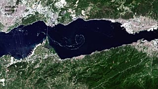 İTÜ,  Marmara Denizi'nde ortaya çıkan müsilajı (deniz salyası) uydu aracılığıyla uzaydan görüntüledi