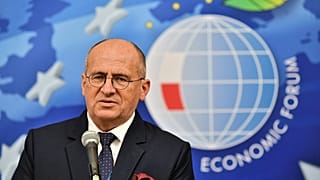 Zbigniew Rau a tavaly szeptemberi lengyelországi Gazdasági Fórumon