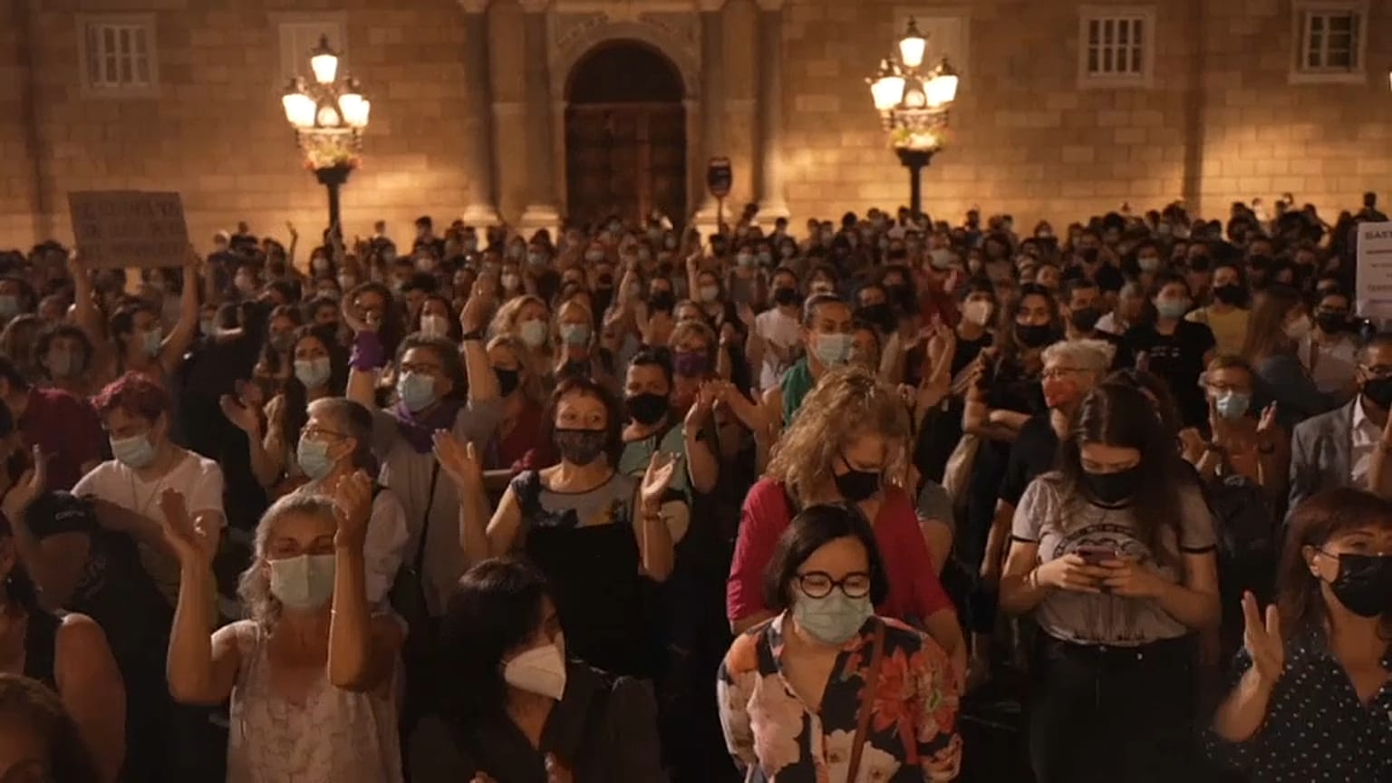 Manifestación en Barcelona