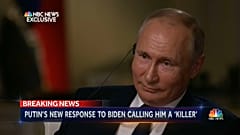 President Putin was giving an exclusive interview to NBC