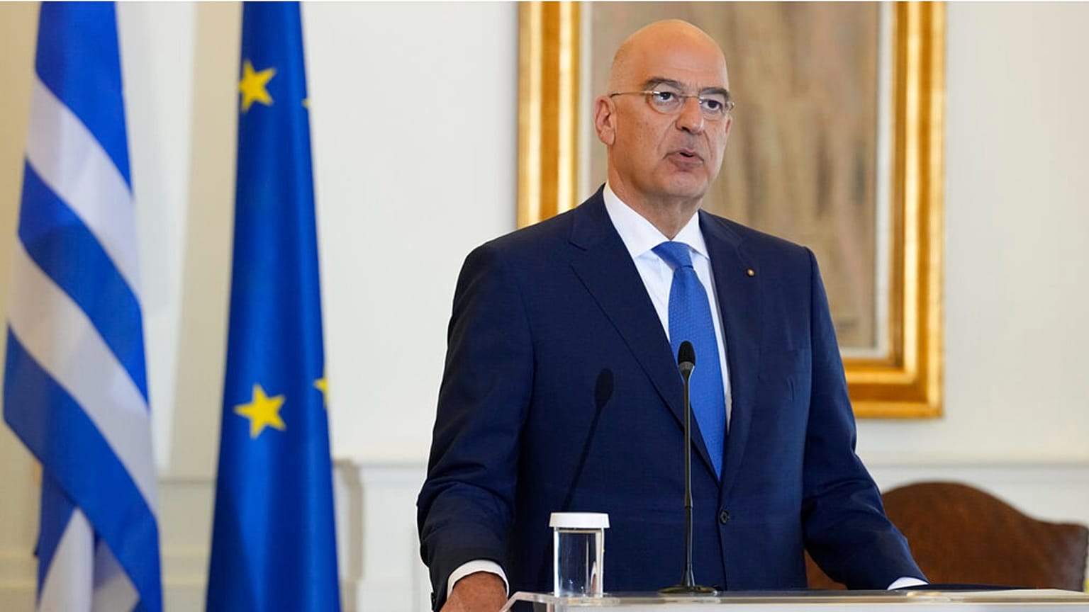Ο υπουργός Εξωτερικών, Νίκος Δένδιας