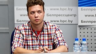 Raman Prataszevics a sajtótájékoztatón