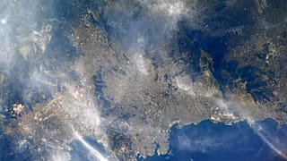 Athens from ISS