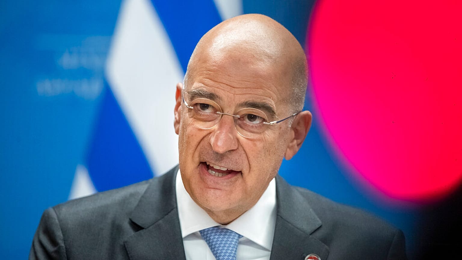 Greek Foreign Minister Nikos Dendias