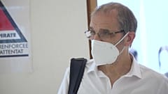 Josu Ternera, visiblemente demacrado, en el Palacio de Justicia de la Cité en parís, Francia, este martes 15 de junio de 2021.