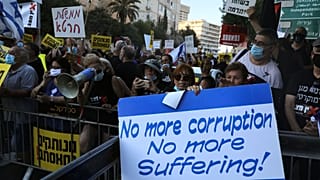 Yolsuzluğa karşı protesto - İsrail