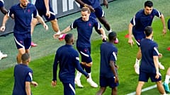 Das Team aus Frankreich mit Antoine Griezmann