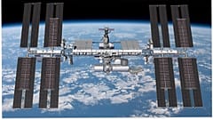 Six iROSA solar arrays in the planned configuration will augment the power drawn from the existing arrays on the International Space Station.