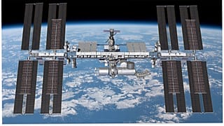 Six iROSA solar arrays in the planned configuration will augment the power drawn from the existing arrays on the International Space Station.