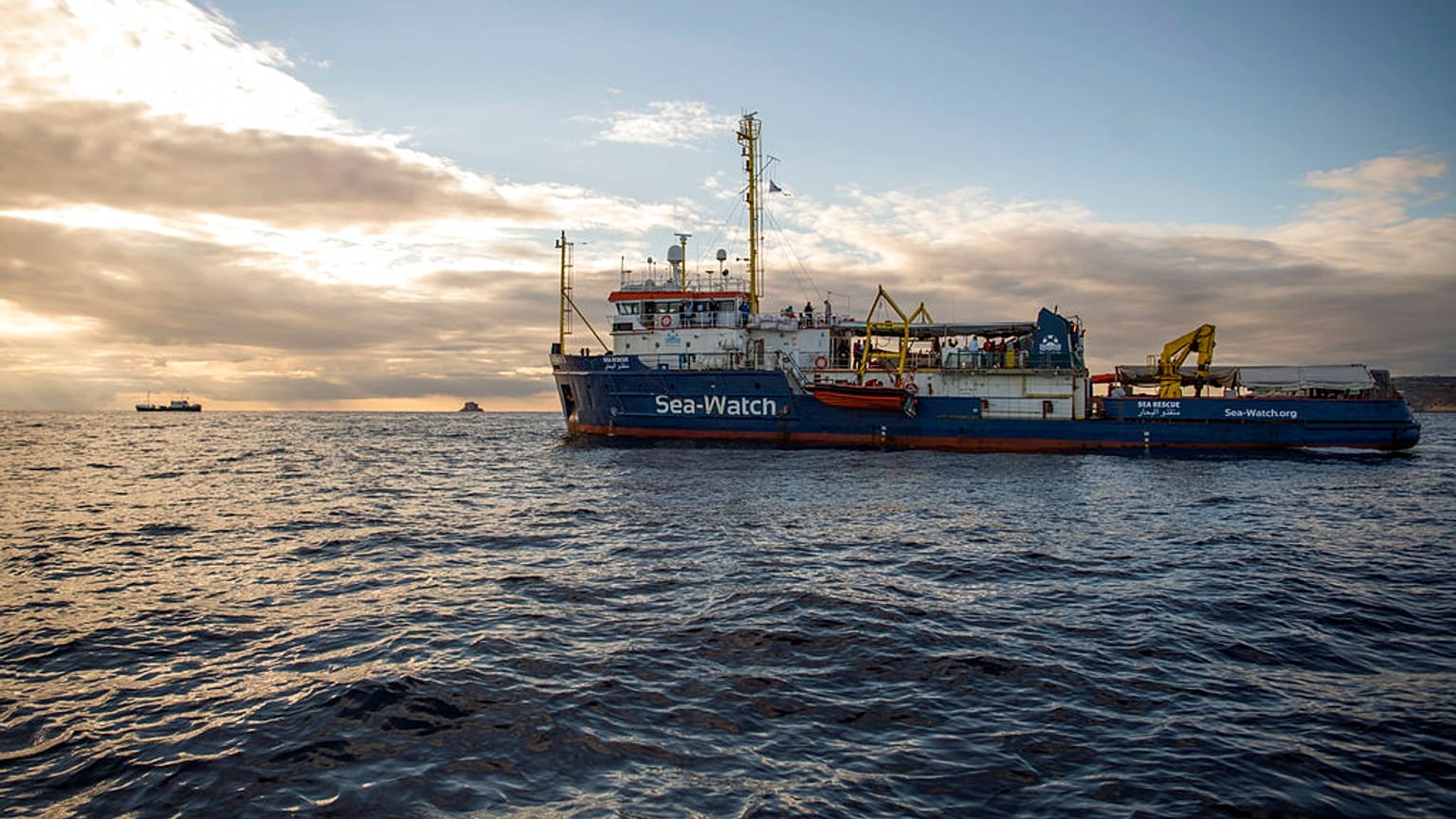 Imágen de archivo de uno de los barcos de Sea Watch.