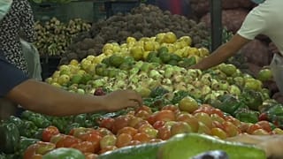 Puesto de frutas en Caracas