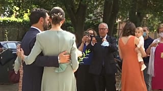Boda con invitados en Roma, Italia, el 16 de junio de 2021
