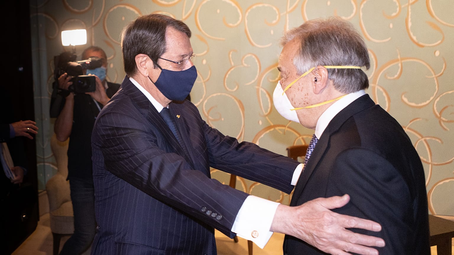 Συνάντηση Νίκου Αναστασιάδη με Αντόνιο Γκουτέρες