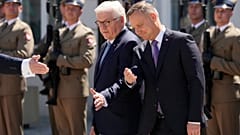 Der deutsche Präsident und sein polnischer Amtskollege Duda in Warschau. 