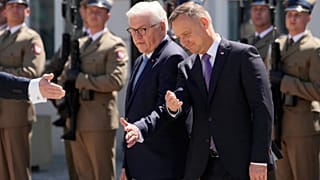 Der deutsche Präsident und sein polnischer Amtskollege Duda in Warschau.