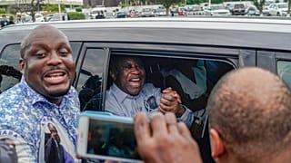 L'ex-président Gbagbo est rentré en Côte d'Ivoire, accueilli par ses partisans en liesse