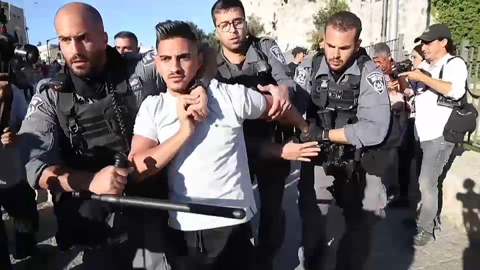 Tensión en la Puerta de Damasco en Jerusalén