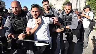 Tensión en la Puerta de Damasco en Jerusalén