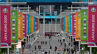 Londra'daki Wembley Stadyumu Euro 2020 final maçlarına ev sahipliği yapmaya hazırlanıyor