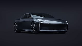 Conceptual image of the Hopium Machina hydrogen-powered car.