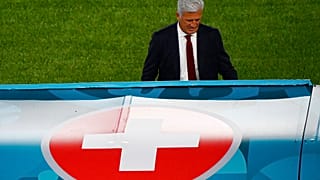 Vladimir Petkovic - Trainer der Nationalmannschaft der Schweiz - in Rom in Italien