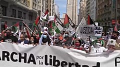 Westsahara-Demonstrationen in Madrid