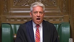 John Bercow 2019-ben a brit alsóházban (archív felvétel)